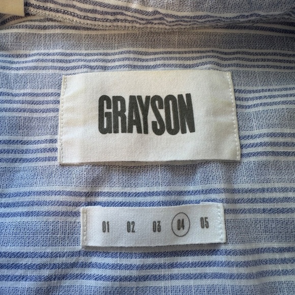 Grayson Coastal The Hero Blue and White Stripe | Size 4 (Large) - Picture 6 of 9